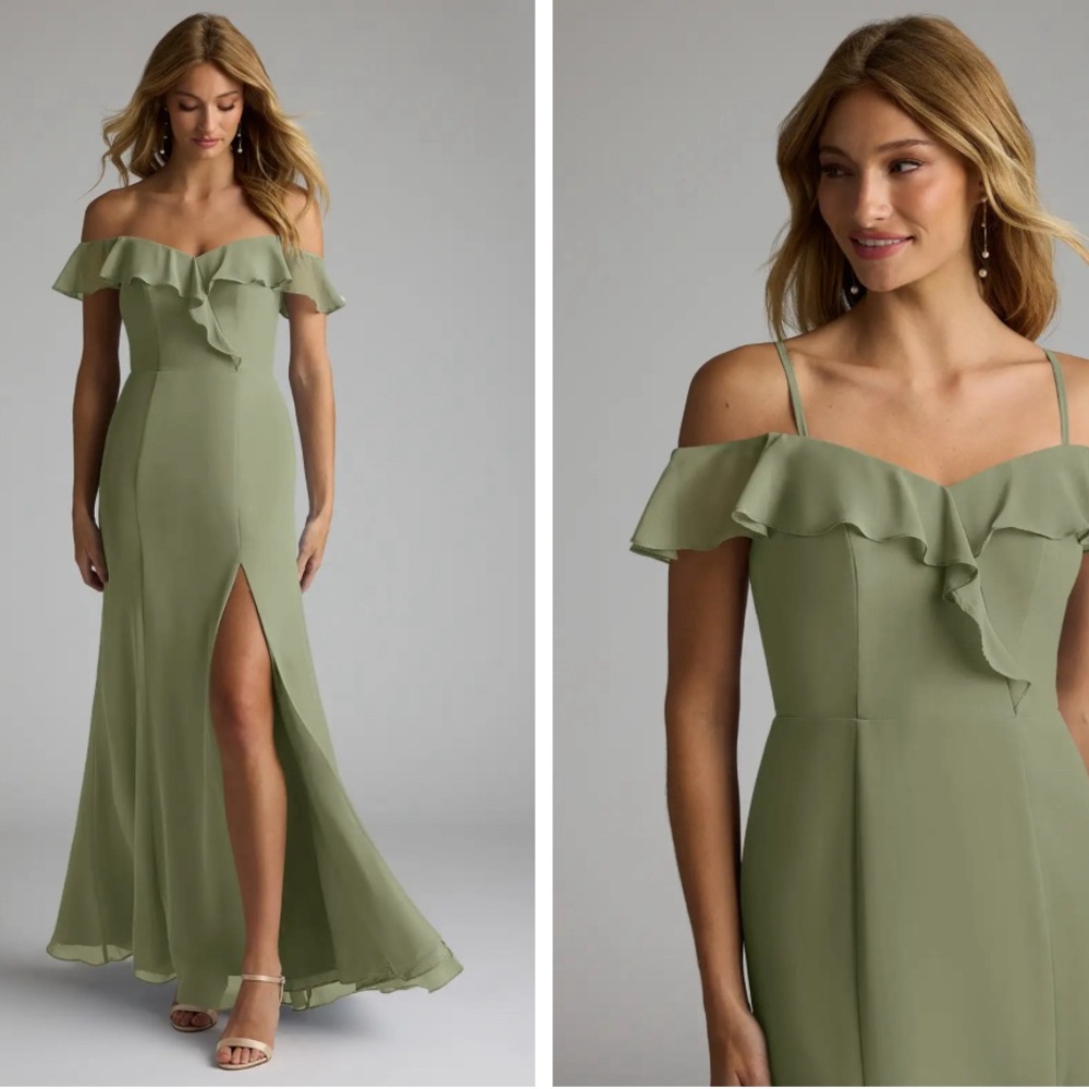 Azazie Sophie Dress - Pistachio